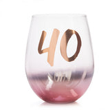 Blush Stemless Glass Range