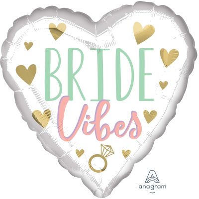 45cm Foil - Heart Bride Vibes