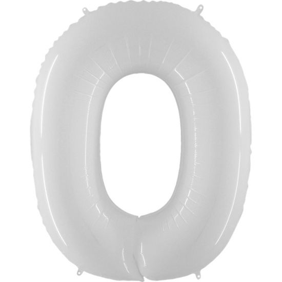 SuperShape Numbers WHITE #0