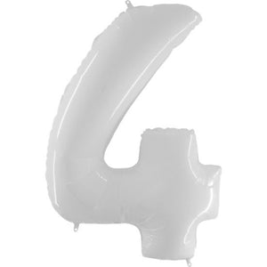 SuperShape Numbers WHITE #4