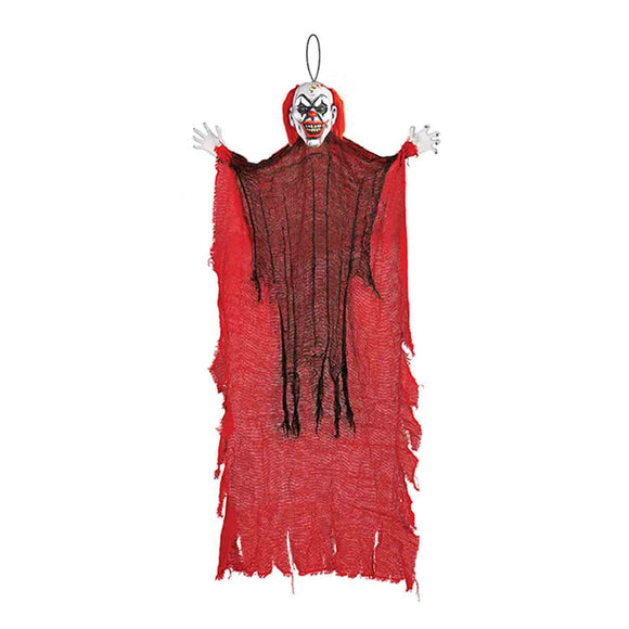Scary Hanging Clown Prop - Large