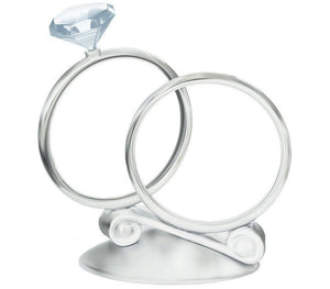 Acrylic Cake Topper - Ring with GEM