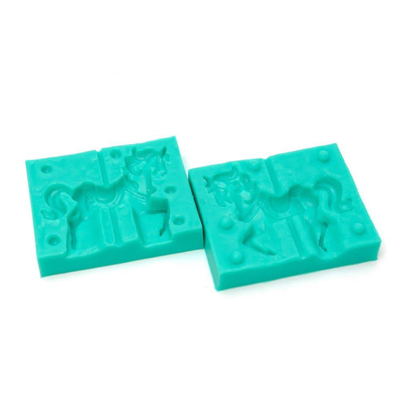 Silicone Mould - CAROUSEL HORSE set of 2