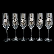 Champagne Flute STAR Design