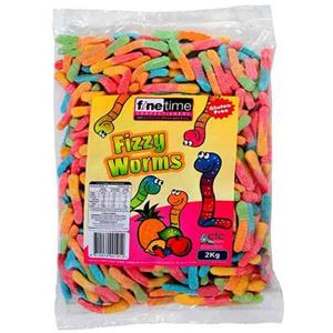 FIZZY WORMS - 2KG