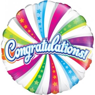 45cm Foil Balloon - Congratulations