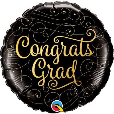 45cm Foil Balloon - Congrats Grad
