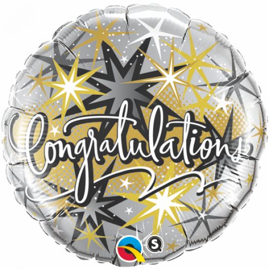 45cm Foil Balloon - Congratulations