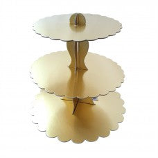 3 Tier Cupcake Stand - GOLD