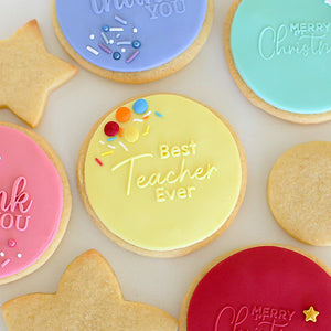 Sugar Crafty Embosser - BEST TEACHER EVER