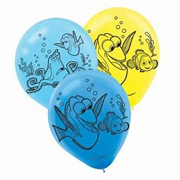 **CLEARANCE** DORY Latex Balloons - 6Pk