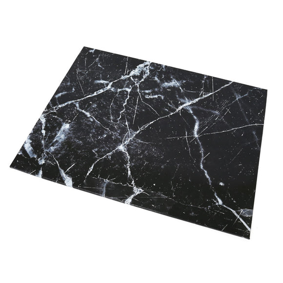 CAKE BOARD - Rectangle BLACK MARBLE 12