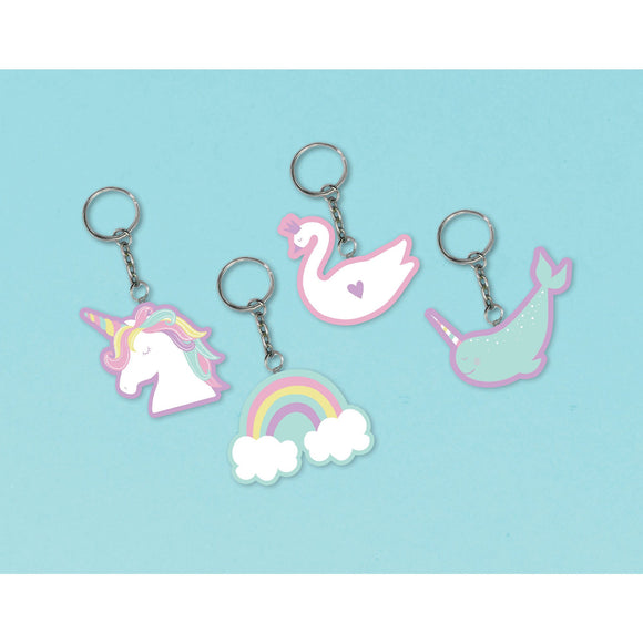 Magical Rainbow Birthday Keychain