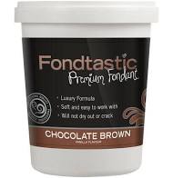 **** CLEARANCE *****FONDTASTIC Premium Fondant 908gm/2lb - CHOCOLATE BROWN