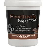 FONDTASTIC Premium Fondant 908gm/2lb - CHOCOLATE BROWN