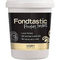 FONDTASTIC Premium Fondant 908gm/2lb - IVORY