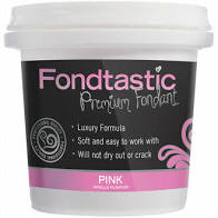 FONDTASTIC Premium Fondant 226gm/8oz - PINK