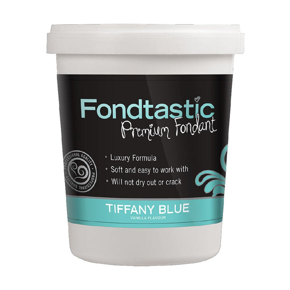 FONDTASTIC Premium Fondant 908gm/2lb - TIFFANY BLUE