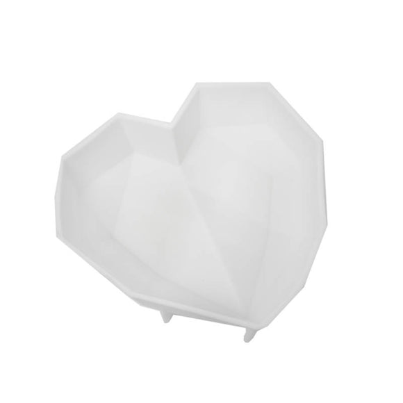 GEO HEART LARGE SILICON MOULD