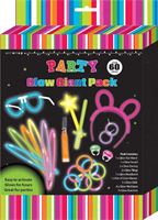 Glow Sticks GIANT Pack - 60 Pieces