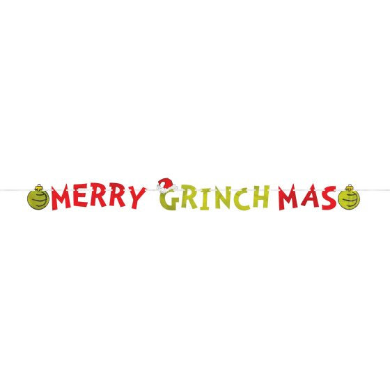 The Grinch Letter Banner