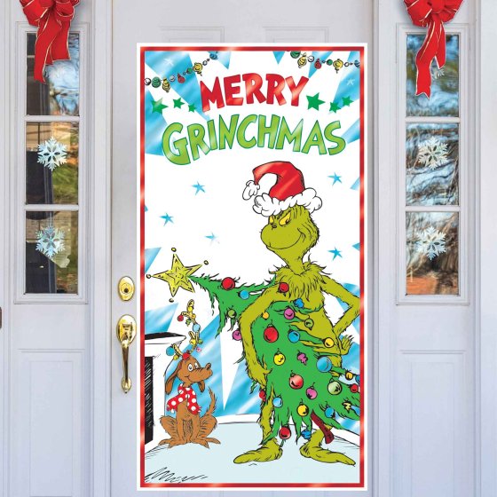 The Grinch Full Door Decoration