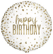 45cm Foil Balloon - HAPPY BIRTHDAY