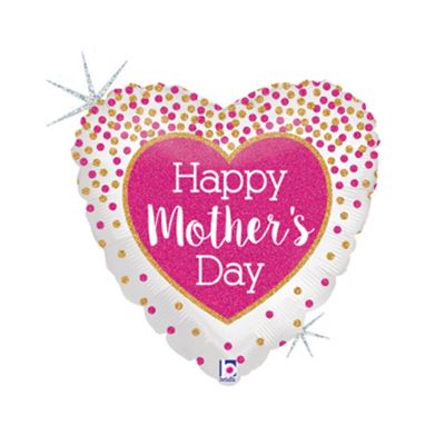 45cm Foil Balloon - HAPPY MOTHERS DAY