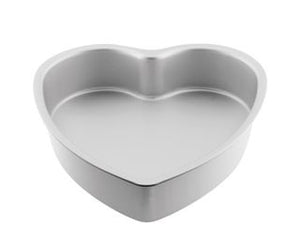 Heart shaped tin 8" x 4" Deep