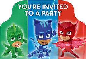 Party Invitations - PJ MASK