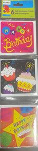 Mini Gift Cards with Envelopes - Birthday