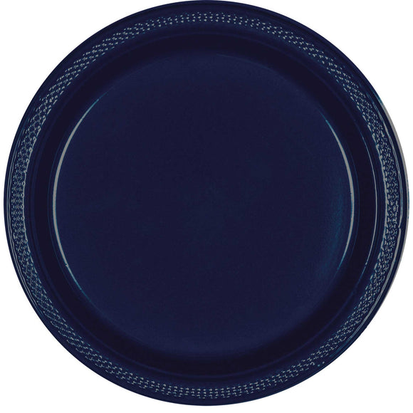 TRUE NAVY - Plastic Plate 17cm