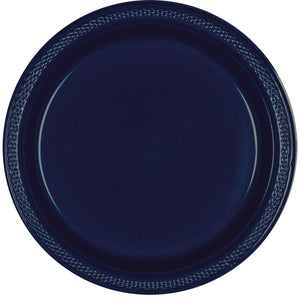 True Navy - Plastic Plate 26cm