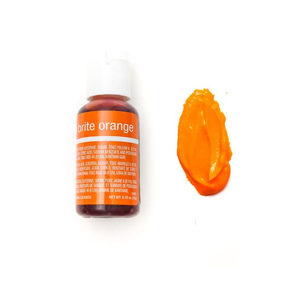 Chefmaster Liqua-gel Food Colour - NEON BRITE ORANGE