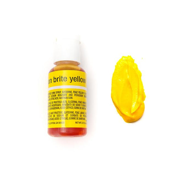Chefmaster Liqua-gel Food Colour - NEON BRITE YELLOW