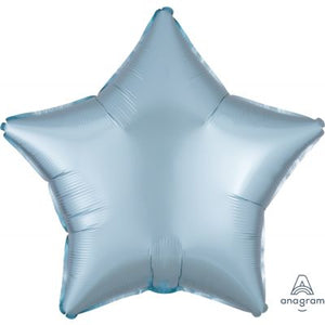 45cm Foil Balloon - STAR - PASTEL BLUE