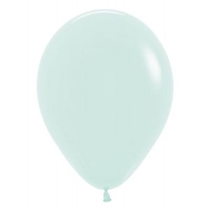 Pastel Green Latex Balloons - 25 Pack