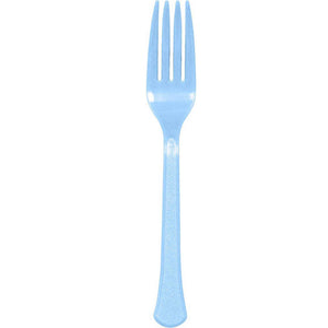PASTEL BLUE - Plastic Forks