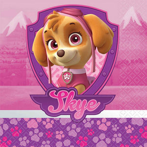 Beverage Napkins - PAW PATROL GIRL