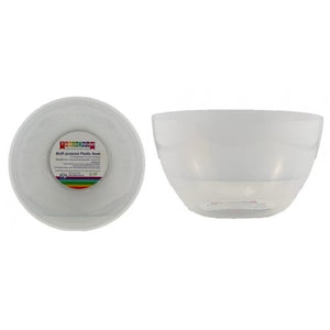 CLEAR PLASTIC BOWL - 1 LITRE