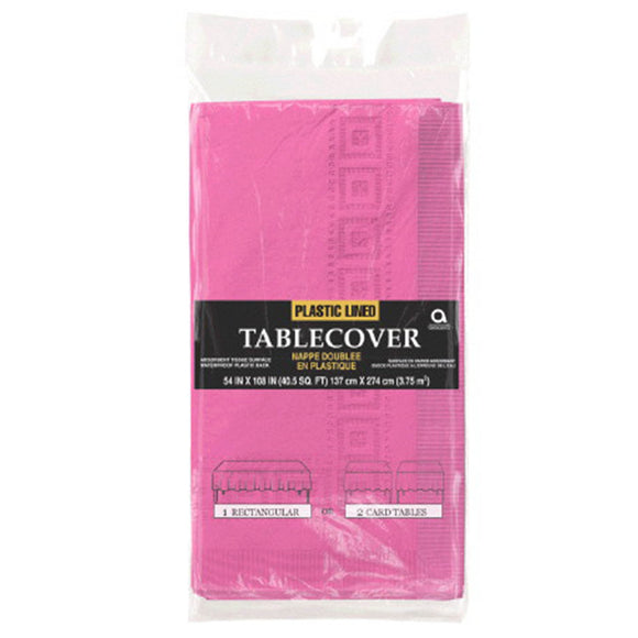 Bright Pink - Tablecover Rectangle Paper