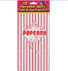 Popcorn Bags - 10Pk