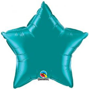 45cm Foil Balloon - STAR - TEAL