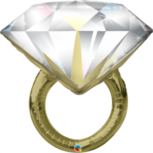 SuperShape Foil Balloon - Diamond Ring
