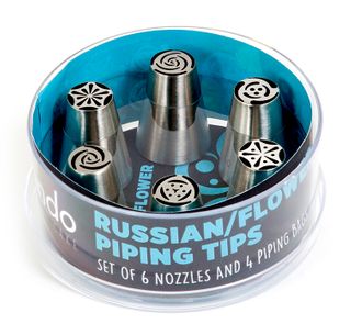 Mondo Russian/Flower Piping Tips Set