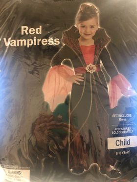 Red Vampiress  KIDS Costume