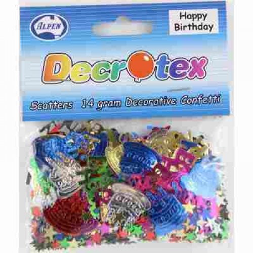 Decorative Confetti Scatters- BIRTHDAY
