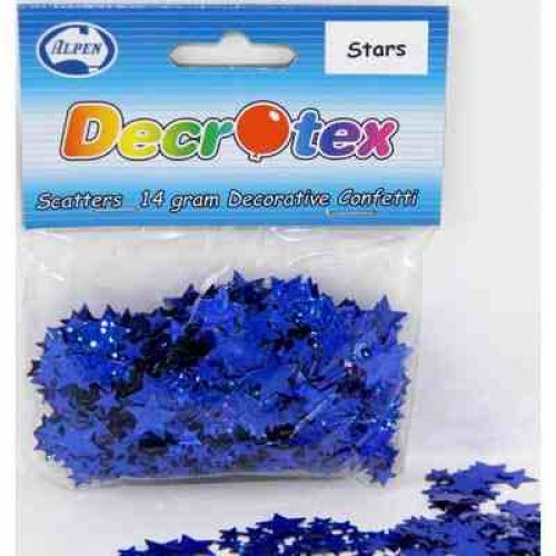 Decorative Confetti Scatters- BLUE STARS