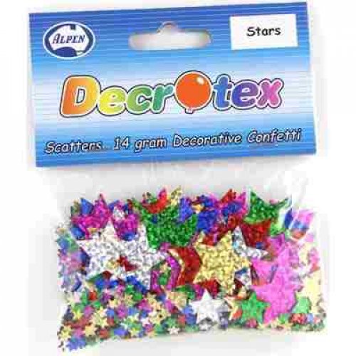 Decorative Confetti Scatters- COLOUR STARS