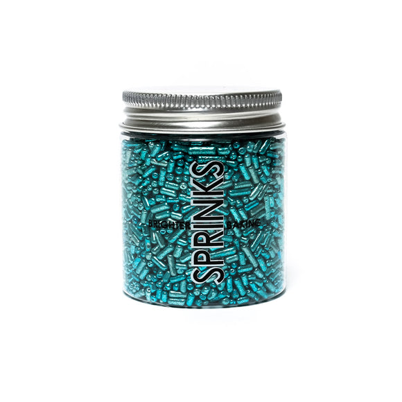 SPRINKS Jimmies 1mm - METALLIC BLUE